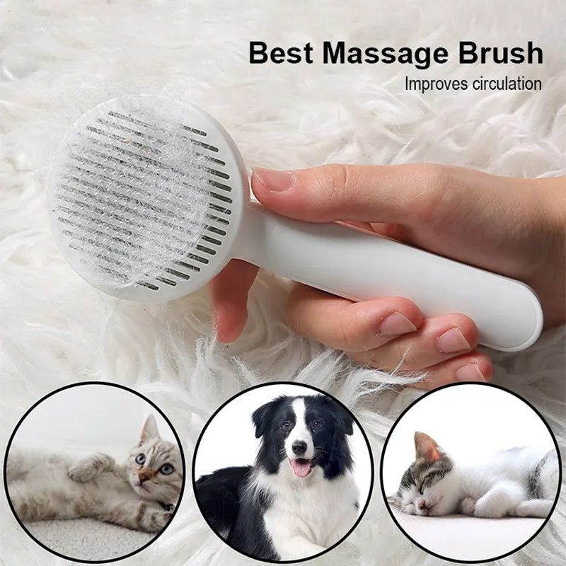 Pet Self Cleaning Brushes