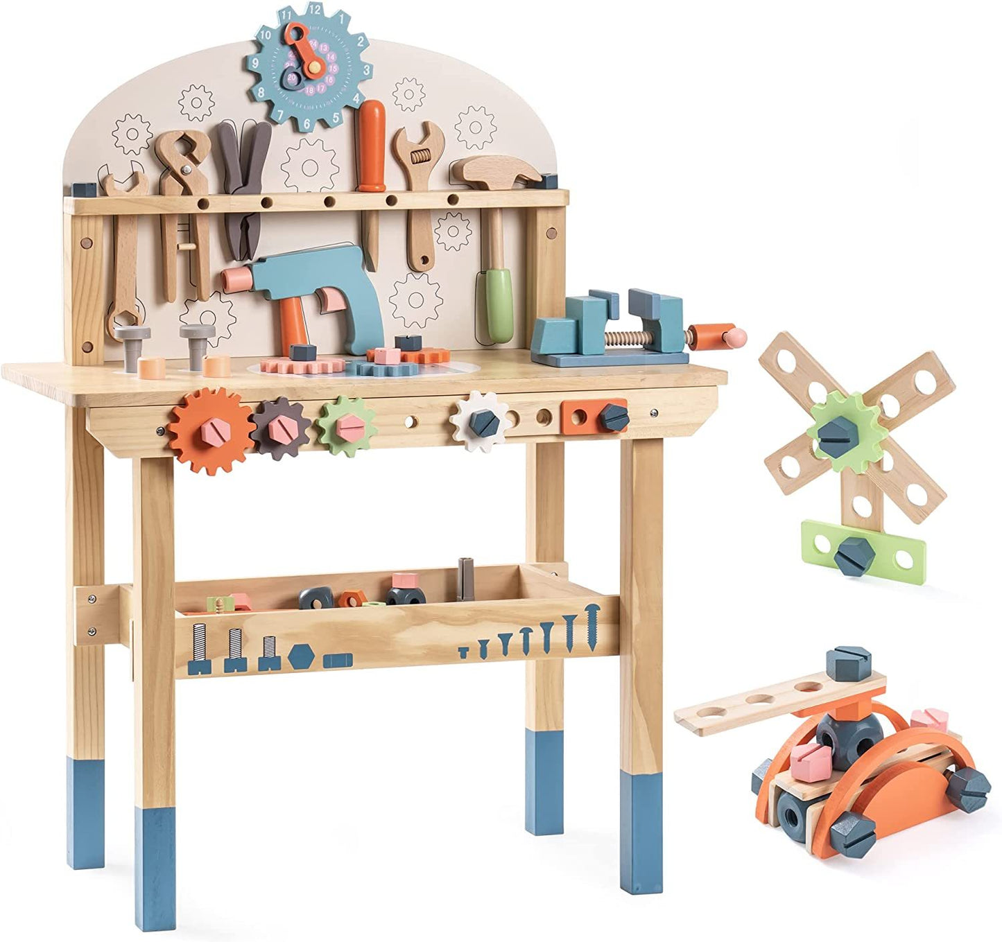 ROBOTIME Workbench Play Set Toddlers Kids