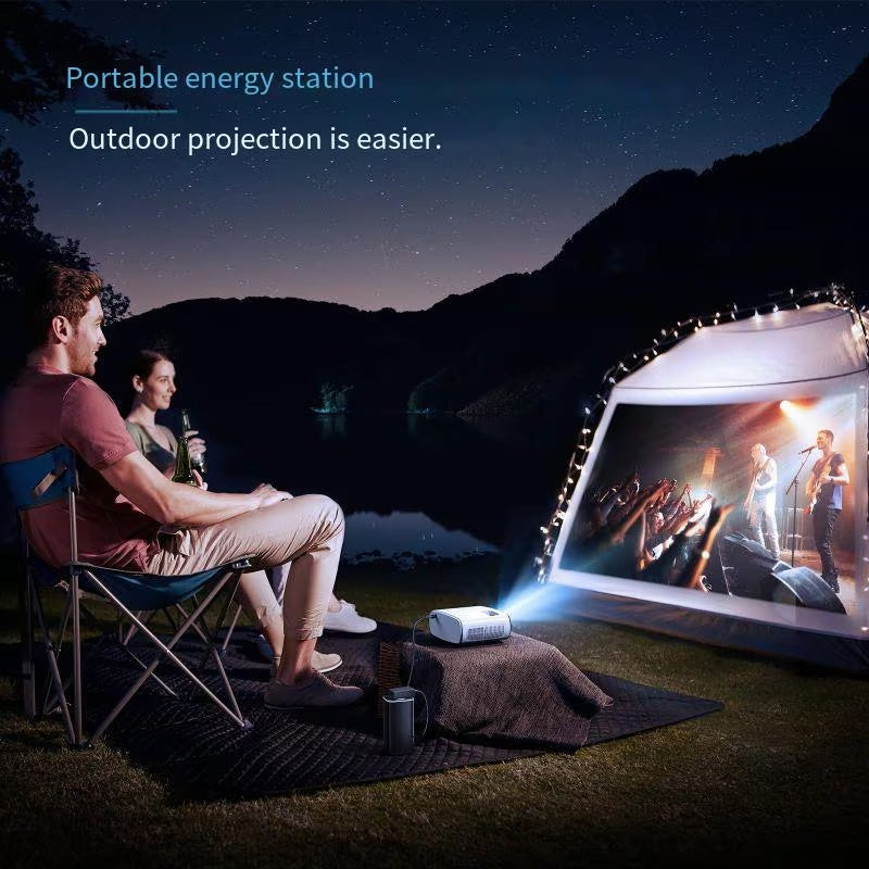 Portable Projector With Tripod