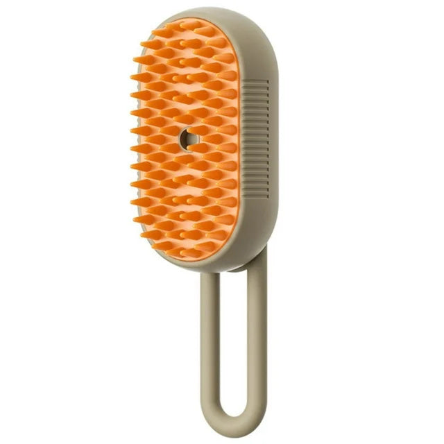 Pet Steam Brush Grooming